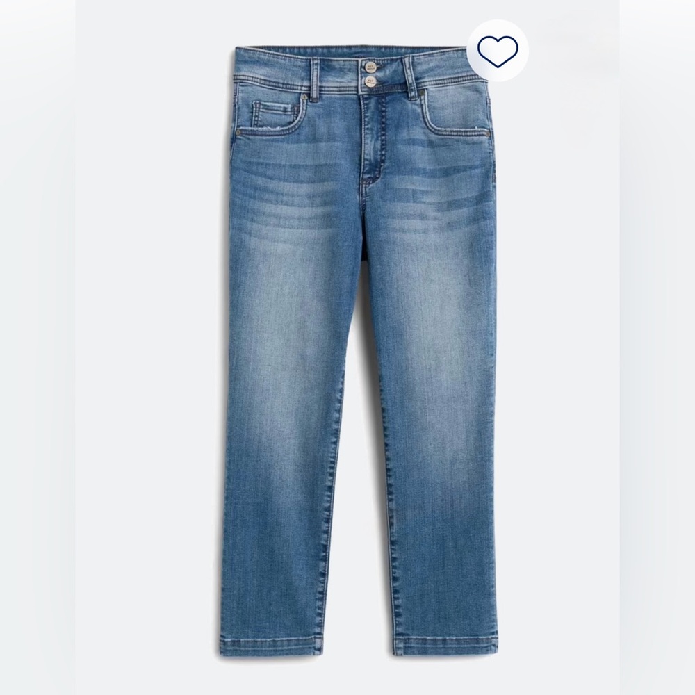 Kut from the Kloth Kaya Fab Ab Crop Steaight Leg Jeans. Sz 8.